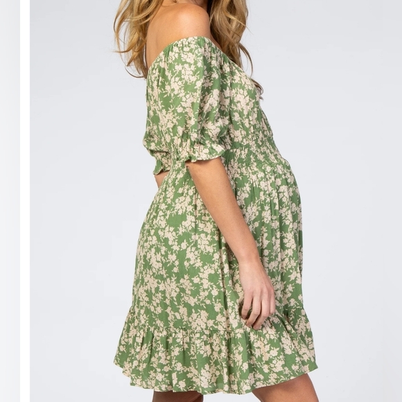 PinkBlush Jodifl Floral Maternity Mini Dress - Picture 2 of 15